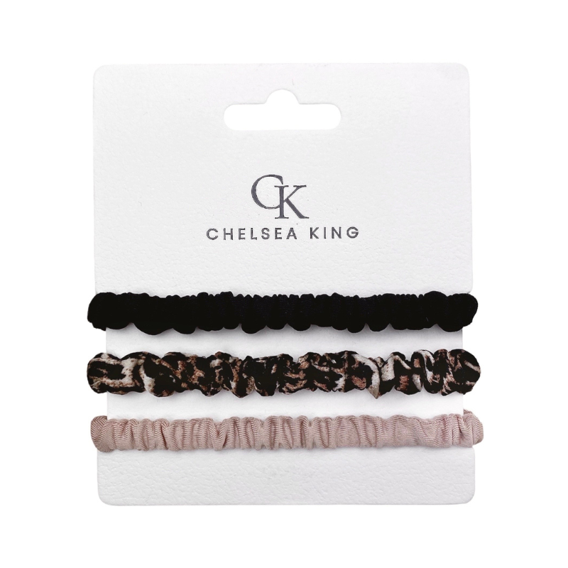 CK Hair Ties Basics 3 pk. Chelsea King Inc