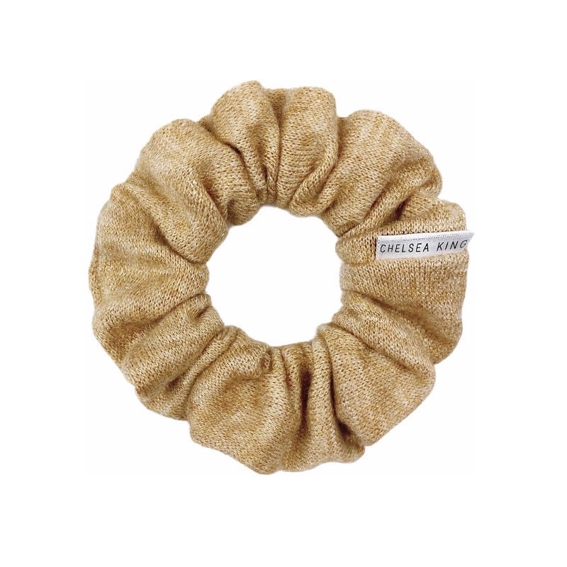 Cashmere Tan Scrunchie - Petite