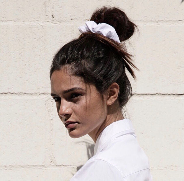Active+ White Scrunchie - Classic