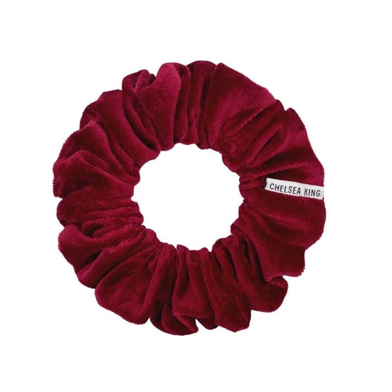 Natural Velvet Scarlet Scrunchie - Petite