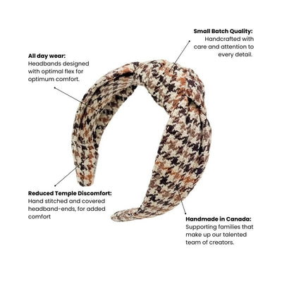 Park Ave. Soho Silk Tweed Headband