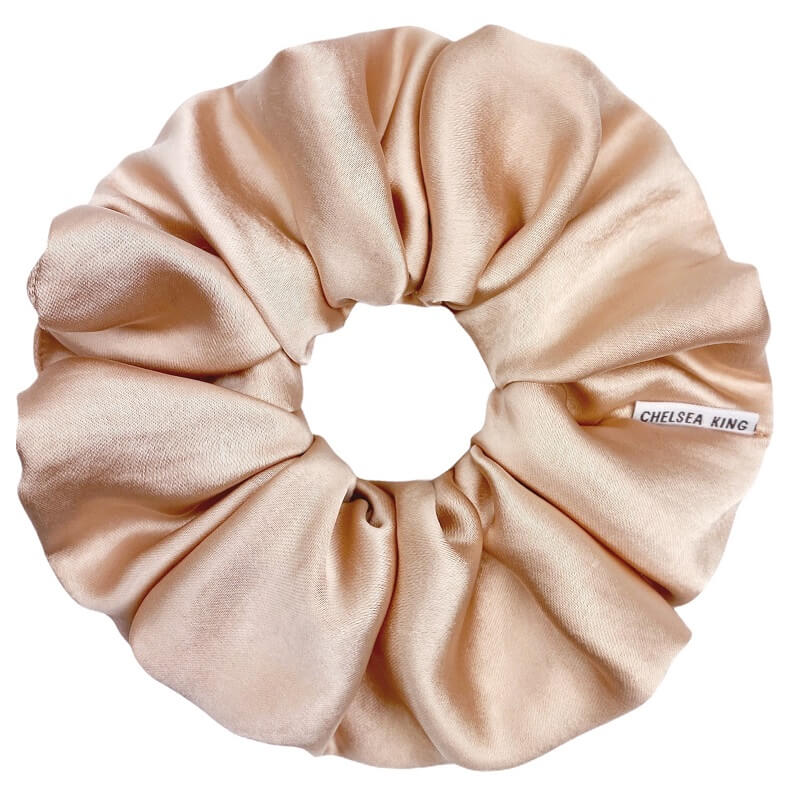 Adorn Sleep Satin Blush Scrunchie - Oversized