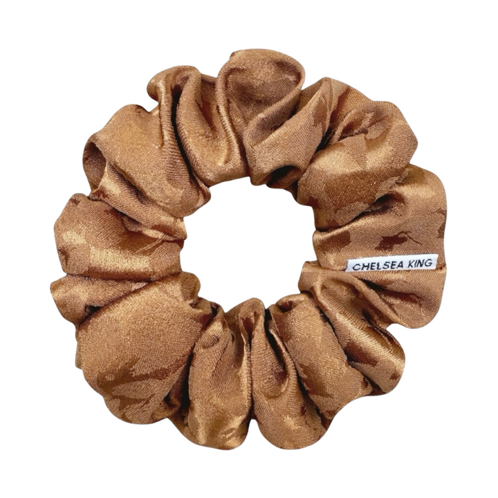 Cotswolds Floral Jacquard Hazel Scrunchie - Classic