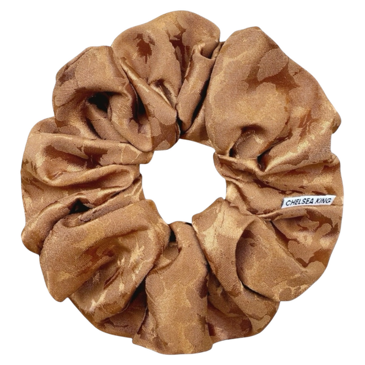 Cotswolds Floral Jacquard Hazel Scrunchie - Oversized