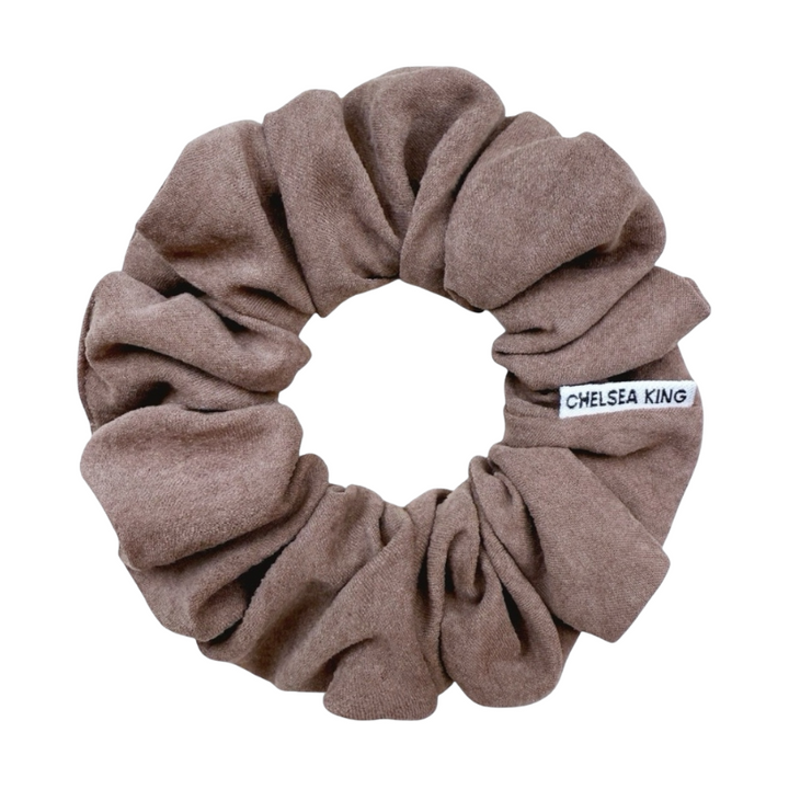 Cotswolds Suede Fawn Scrunchie - Classic