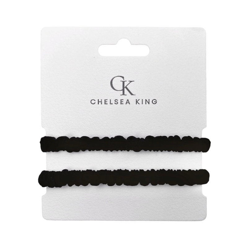 CK Hair Ties | Active Black - 2 pk.