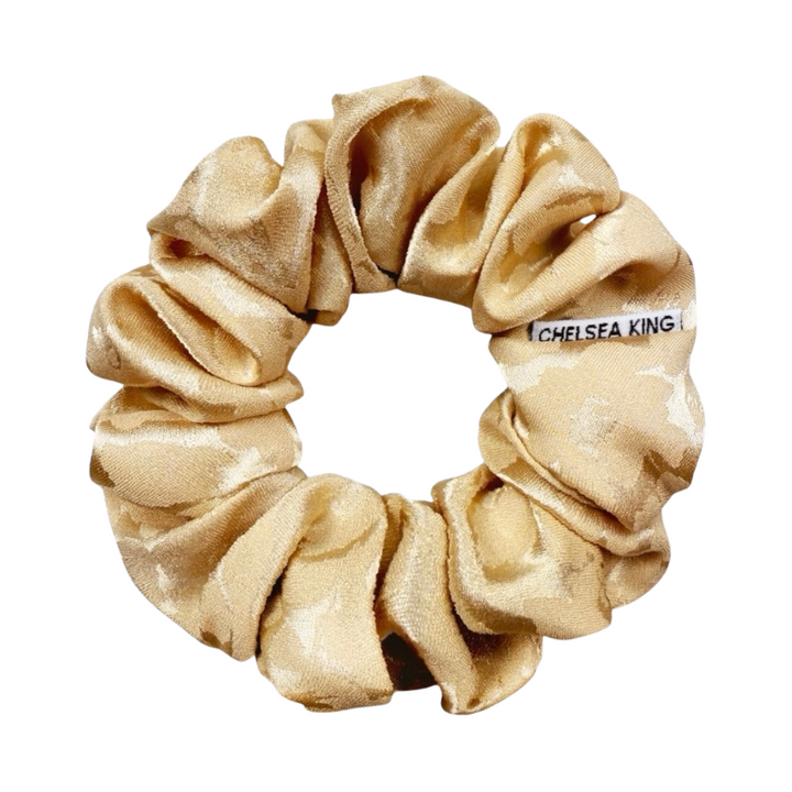 Cotswolds Floral Jacquard Meadow Scrunchie - Classic