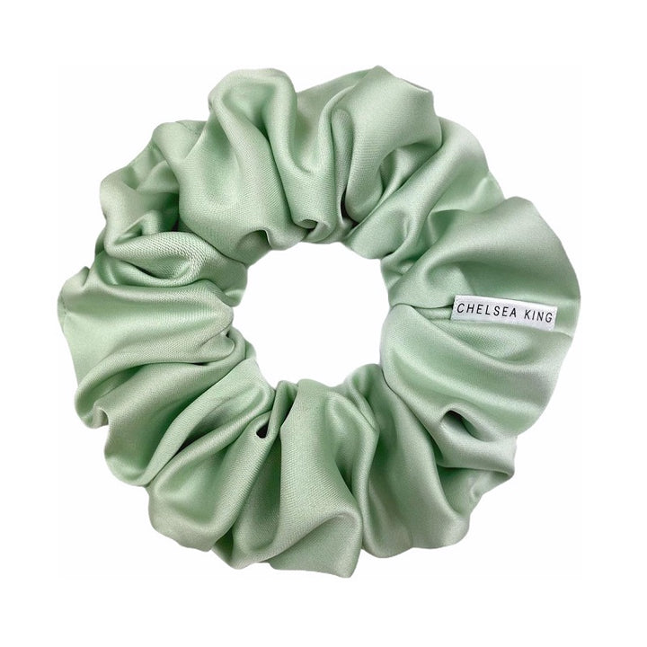 Satin Sleep Mint Scrunchie - Classic