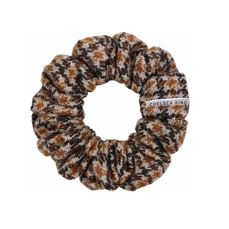 Park Ave. Houndstooth Scrunchie - Petite