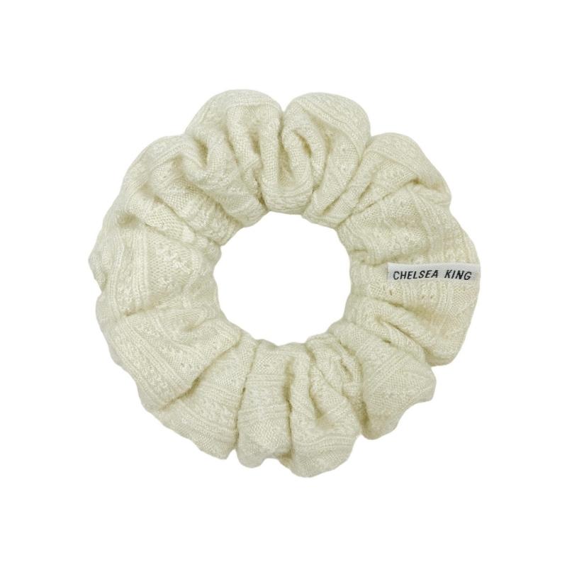 Nordic Knit Ivory Scrunchie - Petite