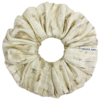 Parella Champagne Scrunchie - Oversized