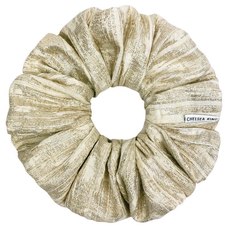 Parella Gold Scrunchie - Oversized