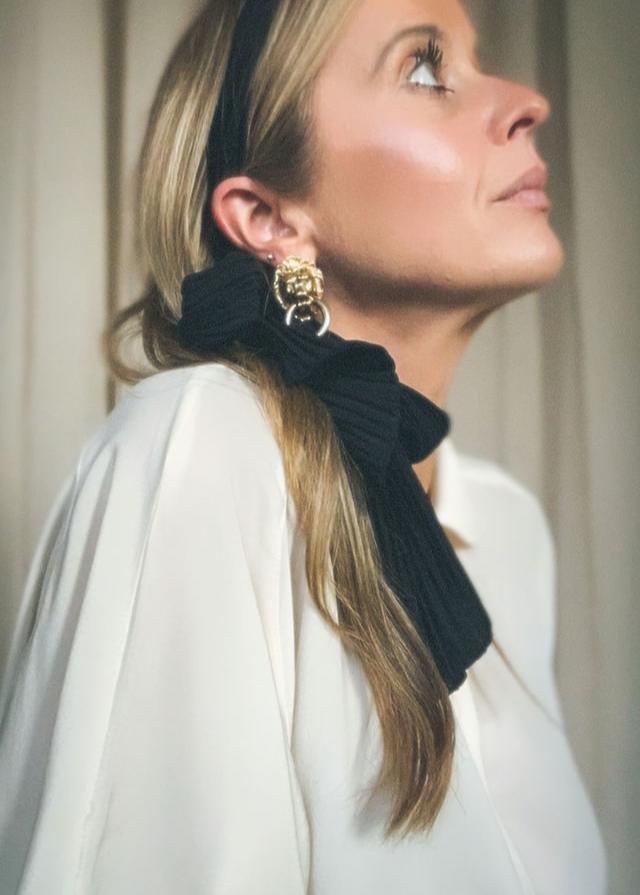 Plissé Black Choix-Scarf