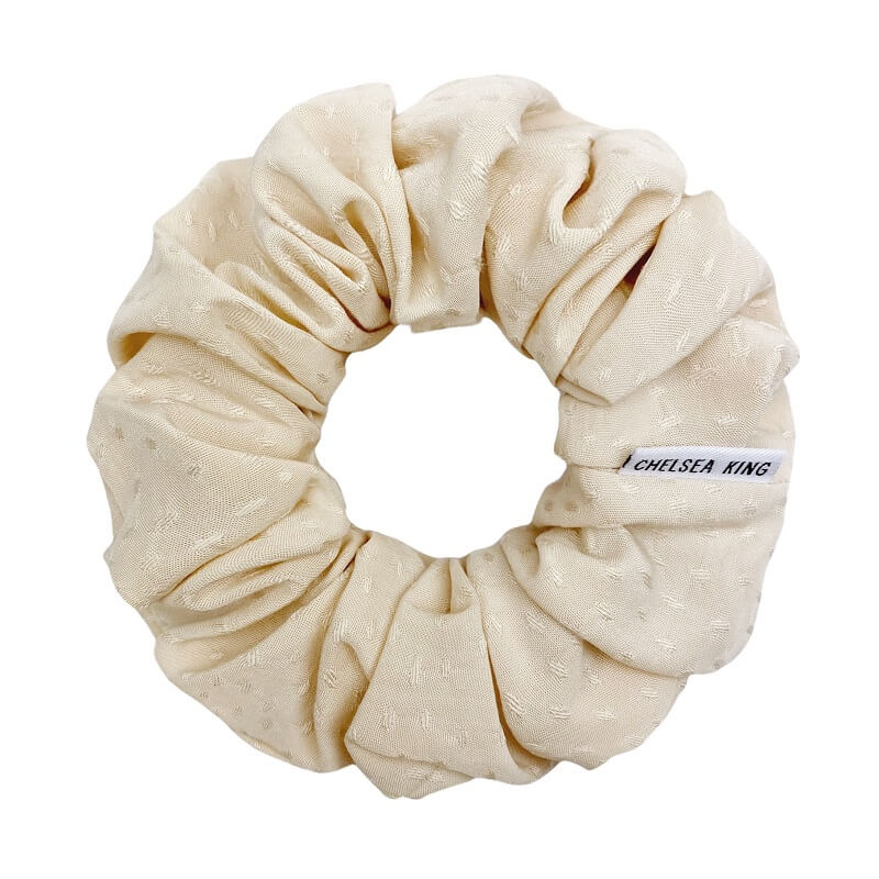 Poppy Cream Scrunchie - Classic