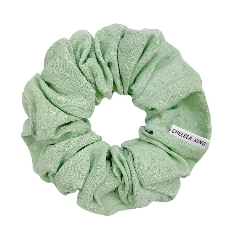 Poppy Soft Sage Scrunchie - Classic