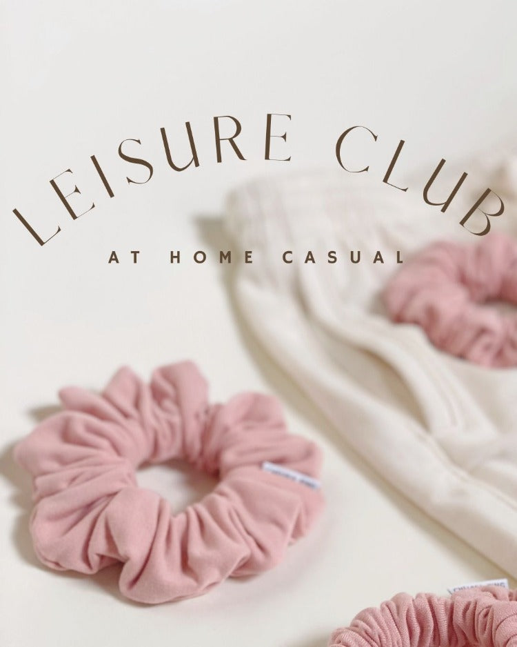 Leisure Club Mellow Rose Scrunchie - Thin