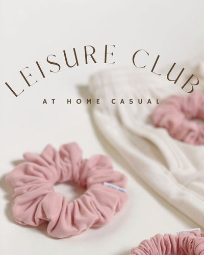 Leisure Club Mellow Rose Scrunchie - Classic