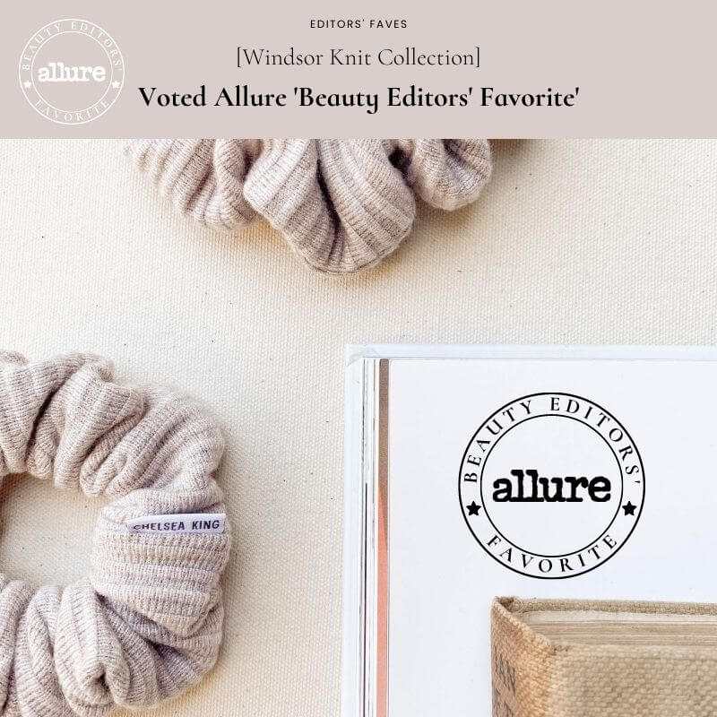 Windsor Knit Oat Scrunchie - Classic