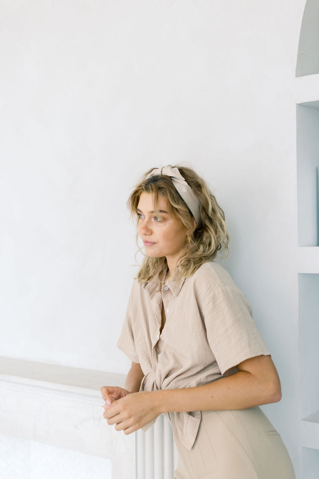 Bordeaux Faux Leather Syrah Wire Scarf