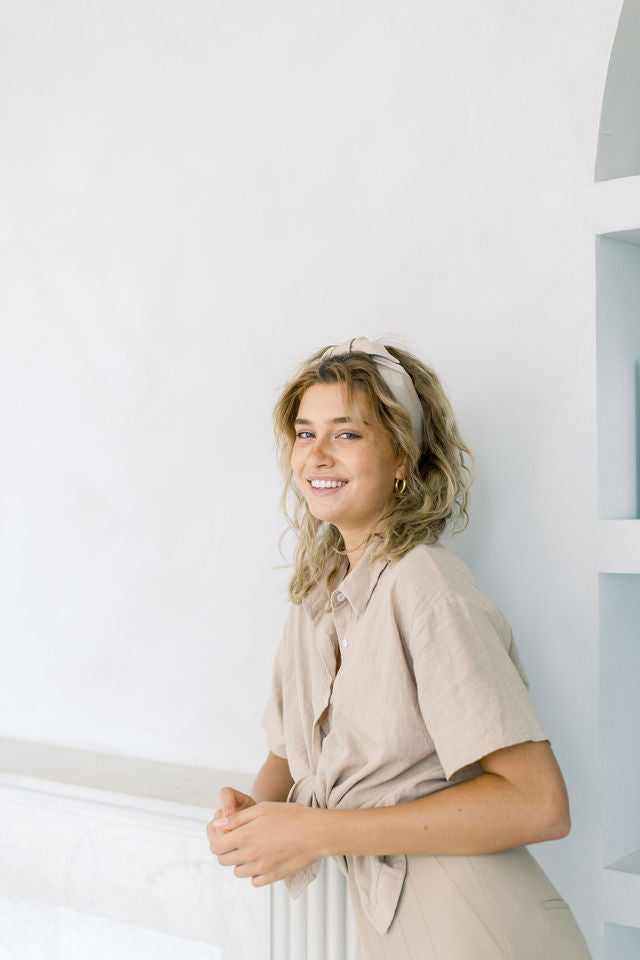 Bordeaux Faux Leather Crémant Wire Scarf