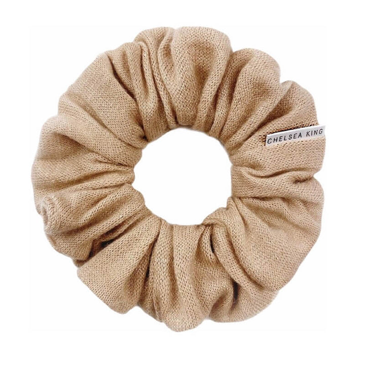 Cashmere Nude Blush Scrunchie - Classic