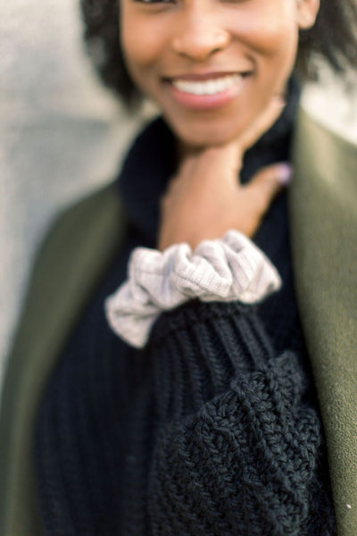 Chouchou en tricot d'avoine Windsor - Classique