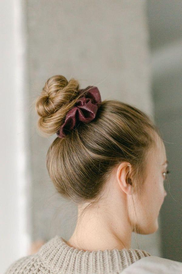 Bordeaux Merlot Scrunchie - Classic - Chelsea King Inc.
