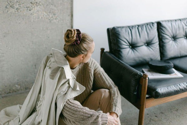 Bordeaux Merlot Scrunchie - Classic - Chelsea King Inc.