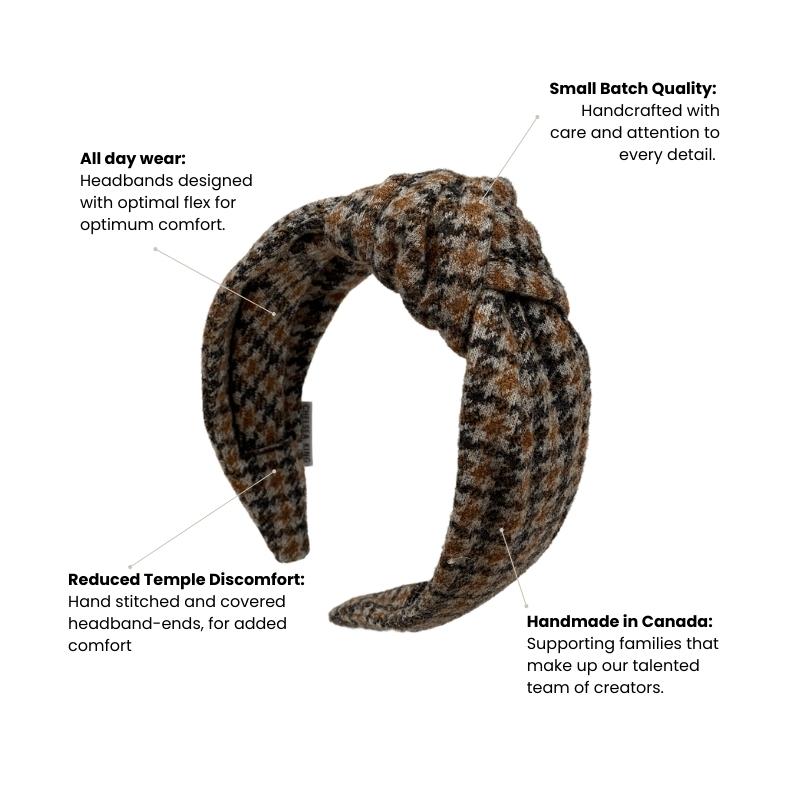 Park Ave. Houndstooth Headband