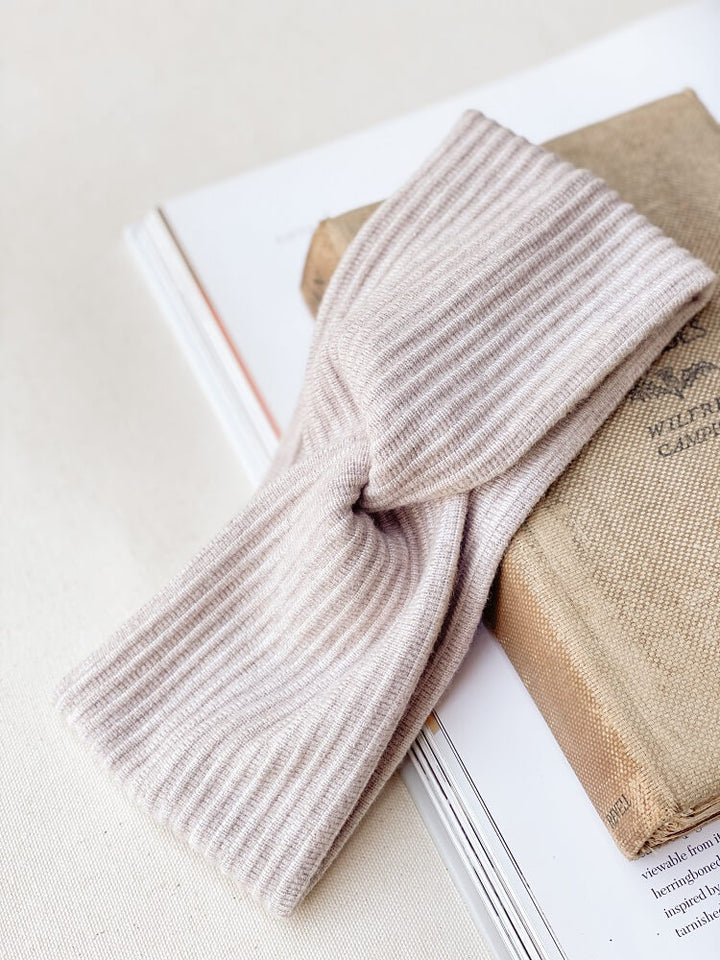 Windsor Knit Oat Hairband