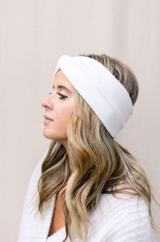 Windsor Knit Ivory Hairband