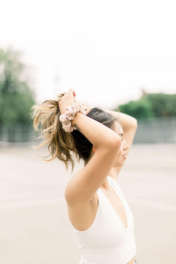 Active+Swim Nude Scrunchies, waterproof scrunchies for swimming