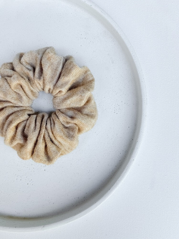 Cashmere Tan Scrunchie - Classic