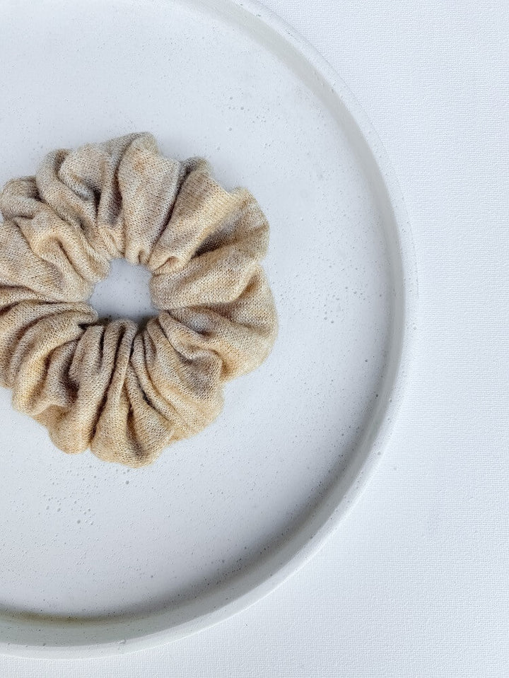 Cashmere Tan Scrunchie - Classic