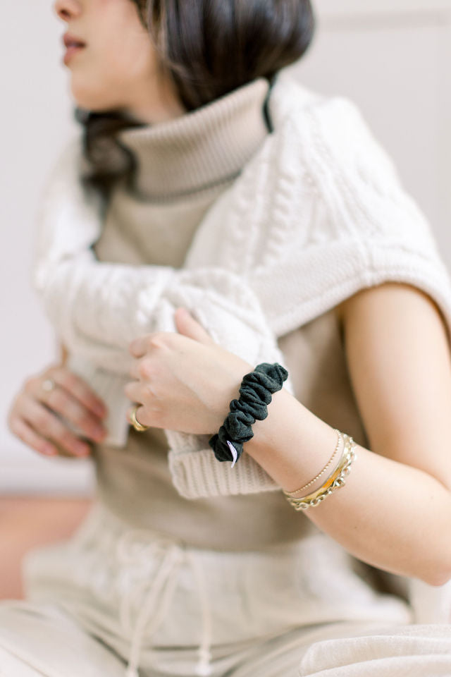 Leisure Club Heather Forest Scrunchie - Thin