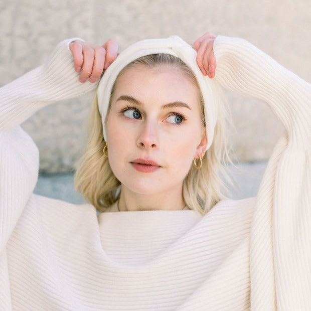 Windsor Knit Ivory Hairband