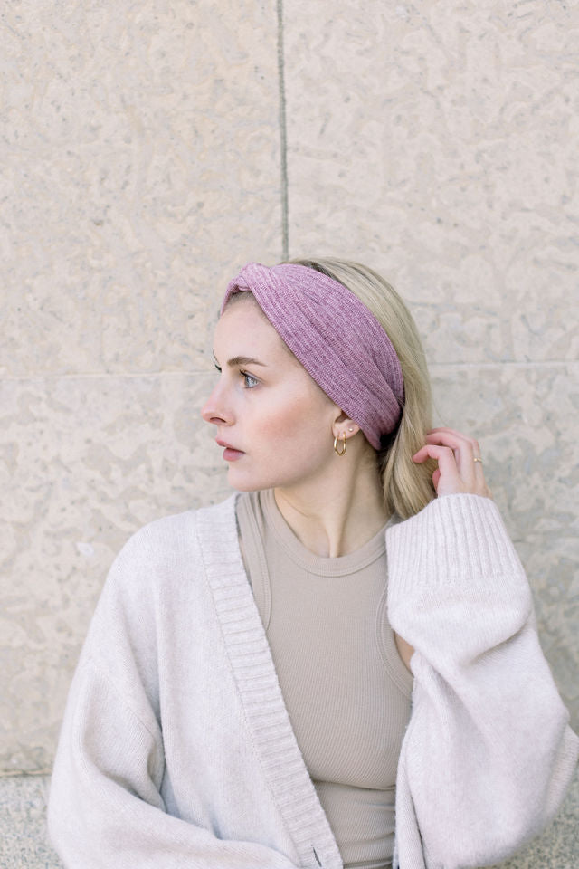 Windsor Knit Rose Hairband