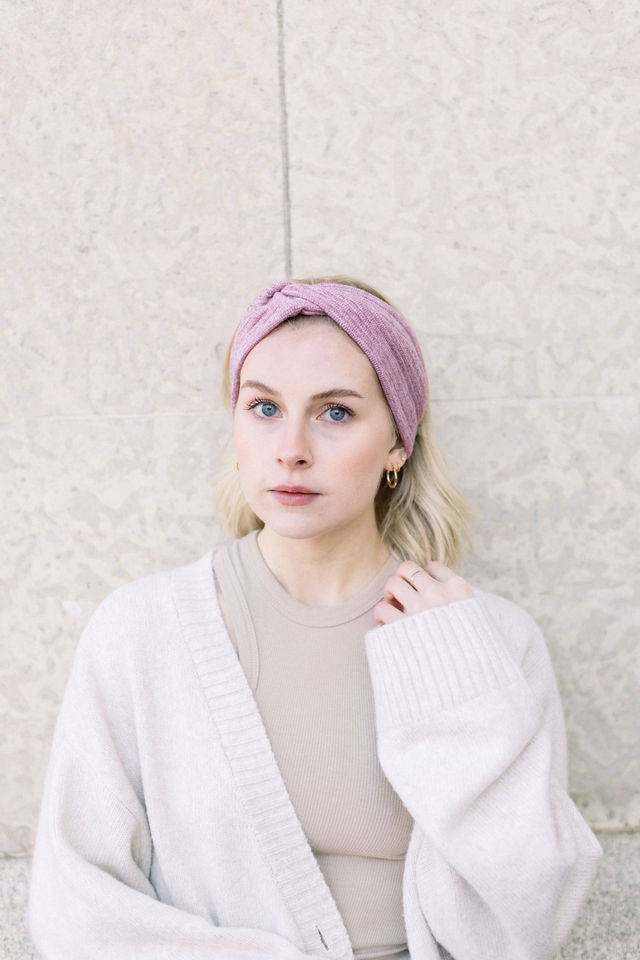 Windsor Knit Rose Hairband