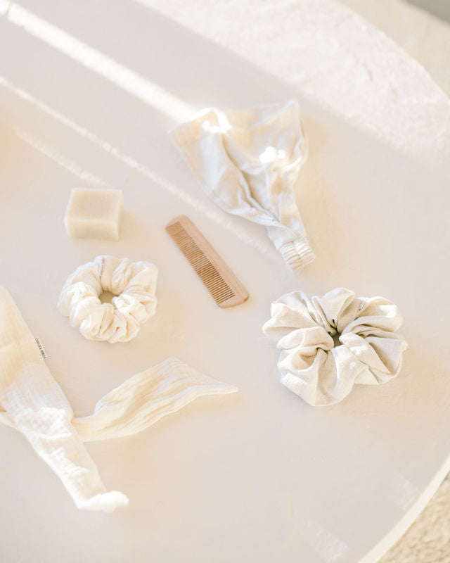 Natural Linen Sand Hairband