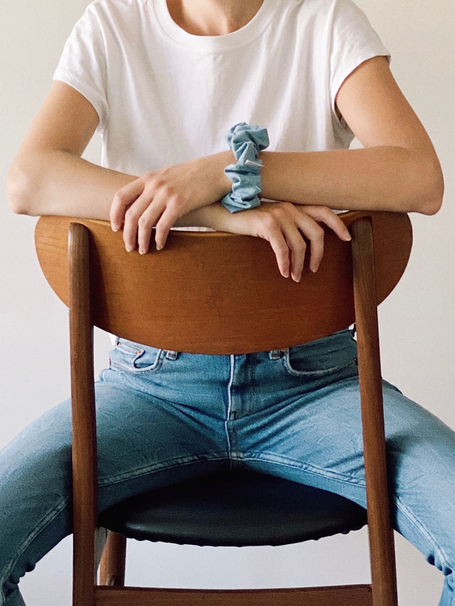 Denim Scrunchie - Classic