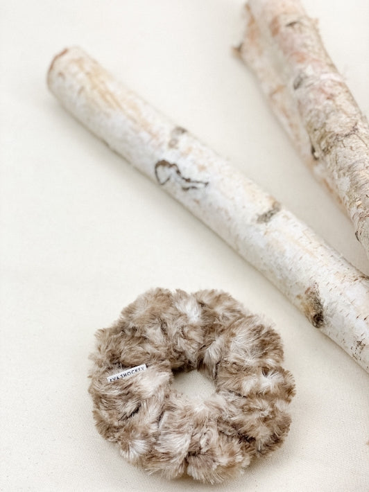 Eva Shockey Fawn Fur Scrunchie - Classic