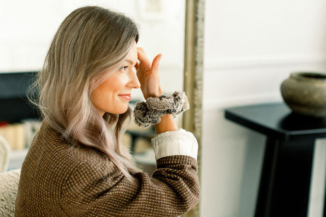 Fur Whistler Scrunchie - Oversized