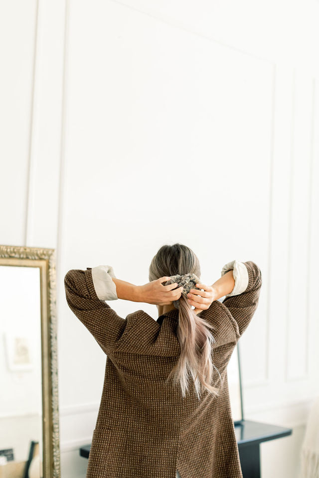 Fur Whistler Scrunchie - Oversized