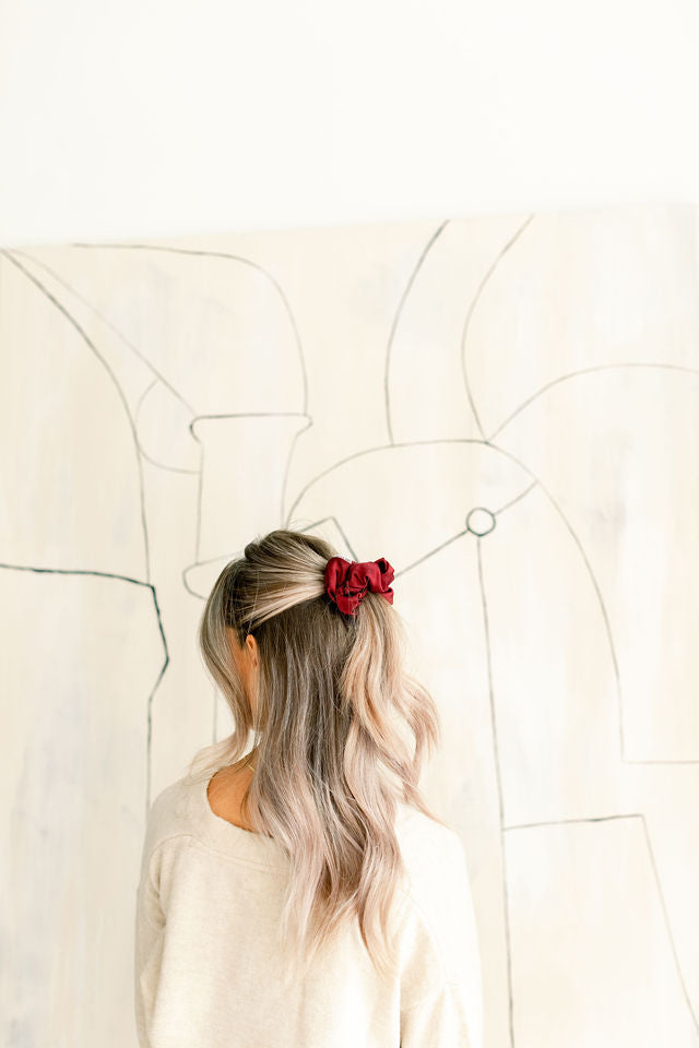 Satin Sleep Scarlet Scrunchie - Classic