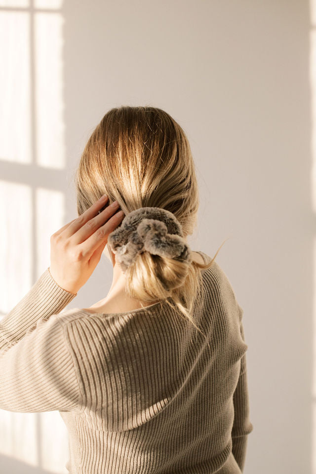 Fur Whistler Scrunchie - Oversized