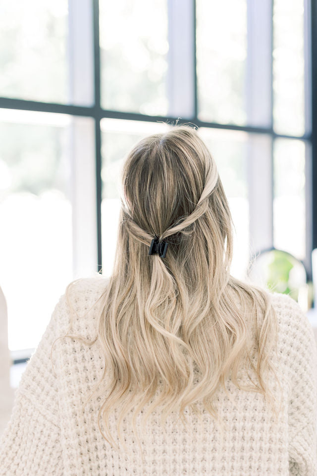 French Oval Claw Black - Mini