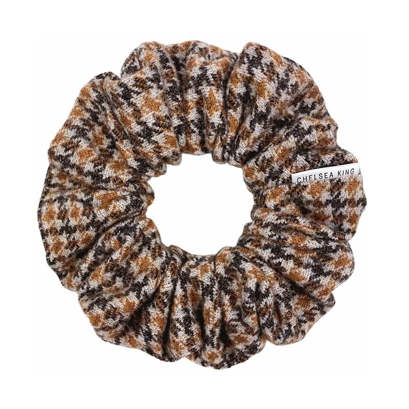 Park Ave. Houndstooth Scrunchie - Classic