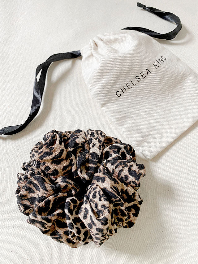 Leopard Scrunchie - Oversized