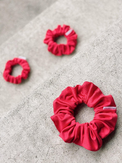 Active Antibacterial Red Scrunchie - Classic - Chelsea King Inc.