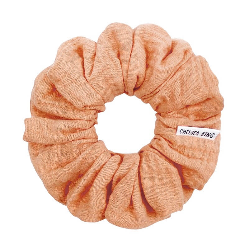 Muslin Coral Scrunchie - Classic